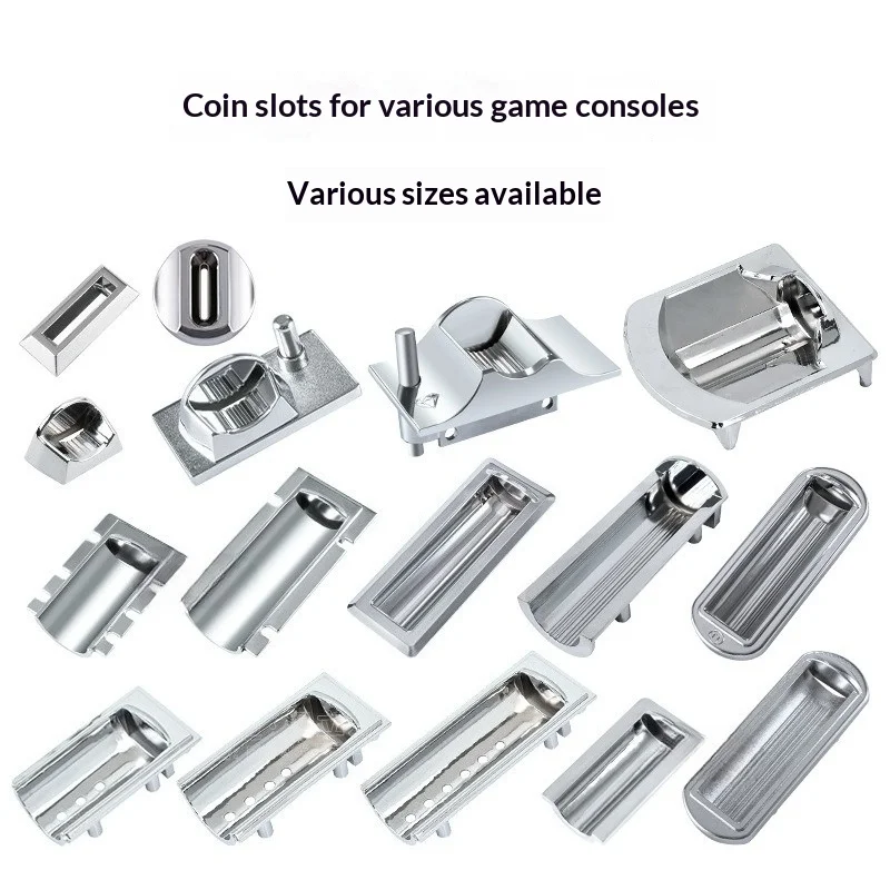 Arcade Game Coin Slot for Basketball Fighting Circus Claw Machine Vertical Coin Mechanism