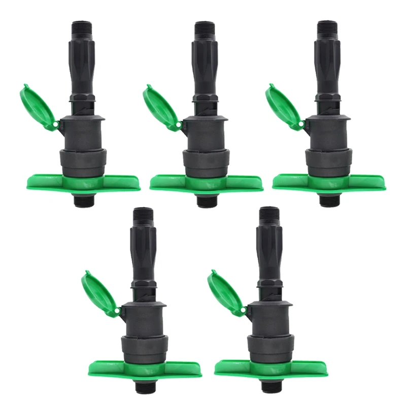 

5Pcs/Lot 1 Inch Plastic Faucet Convenient Water Dispenser Garden Lawn Irrigation DN25