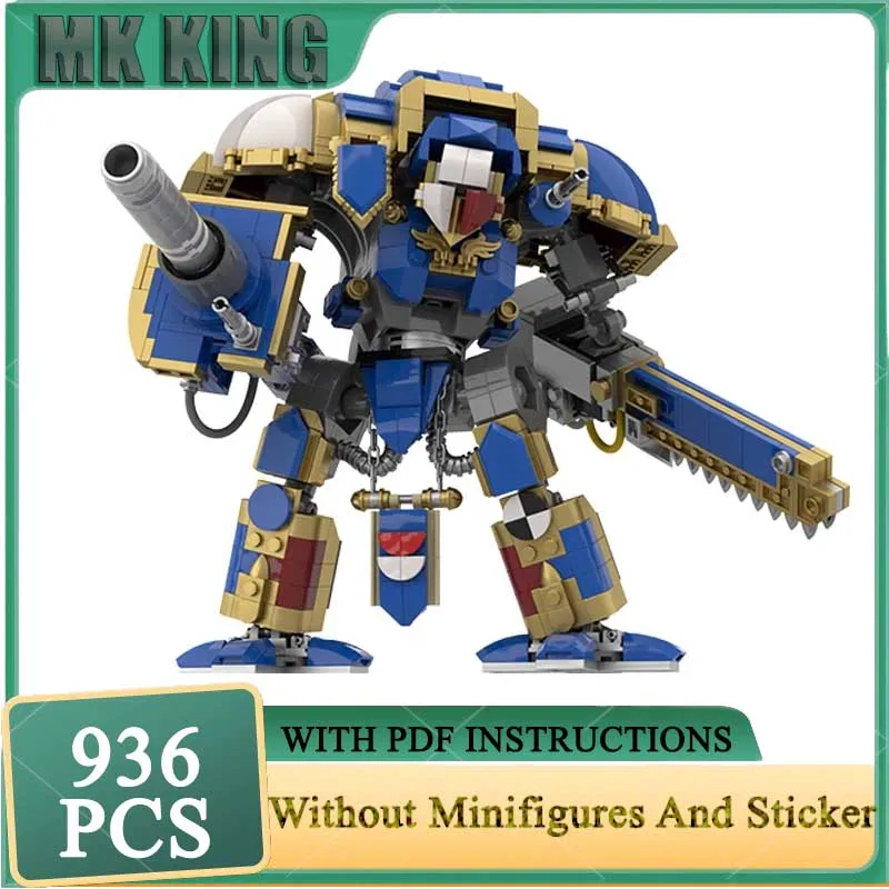 

Популярные игры, модель 40K, Moc, строительные кирпичи, молоток, боевой мех, коллекция, технологические блоки, подарочные модульные рождественские игрушки, наборы «сделай сам»