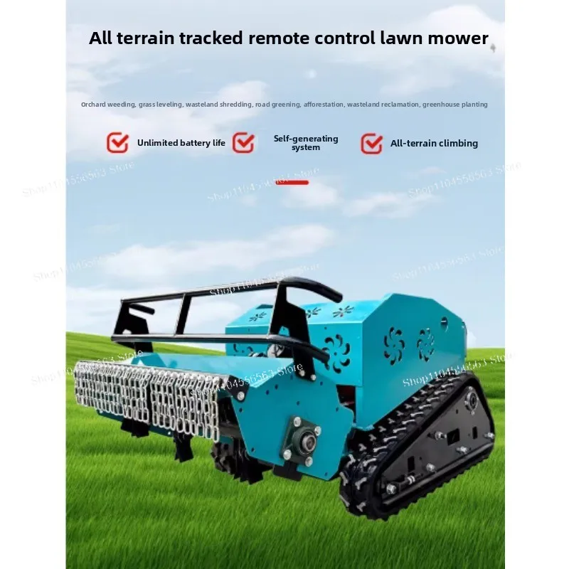 New Remote Control Track Mower - Mini Farm Flail Mower (800/1000/1200mm)