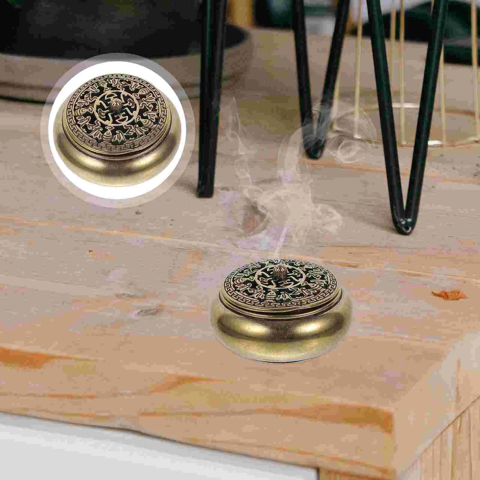 Censer Table Decoration Decorative Home Holder Incense Burner Brass Metal Creative Air Freshener