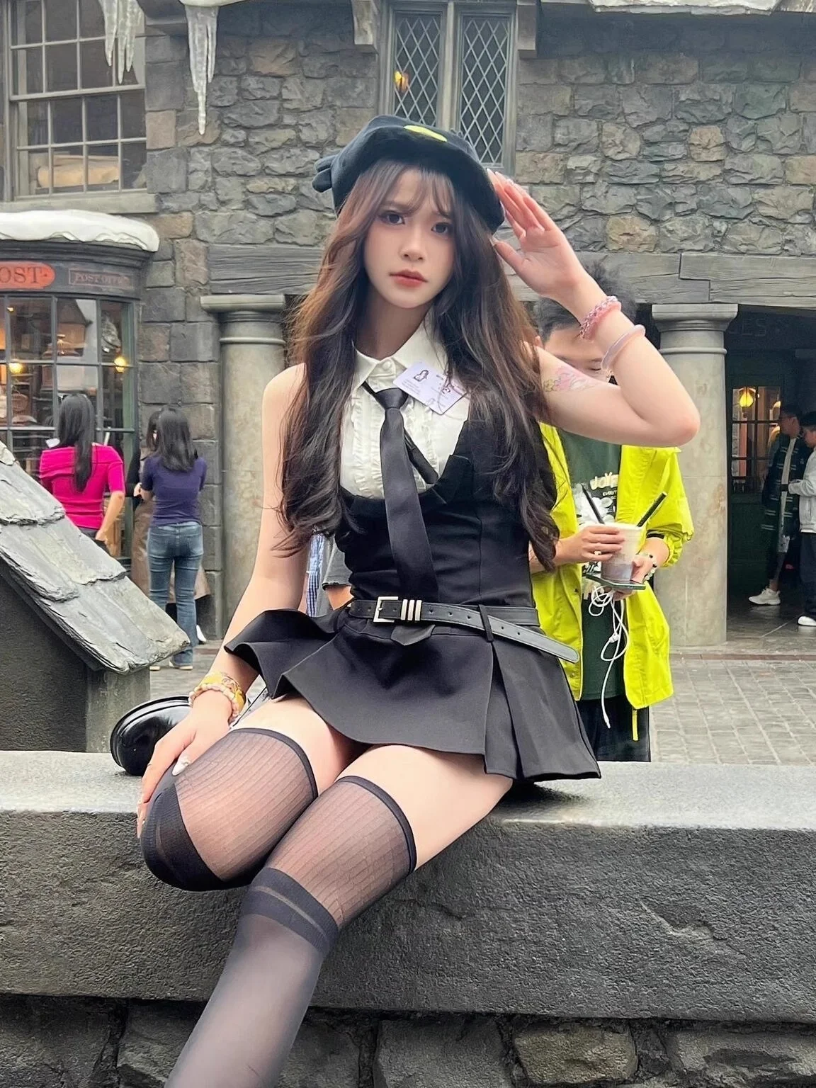 

Костюм American Sle Hot Girl Dr irt Aosphere Sense, сексуальный комплект из двух предметов, наряд на Хэллоуин для молодых женщин