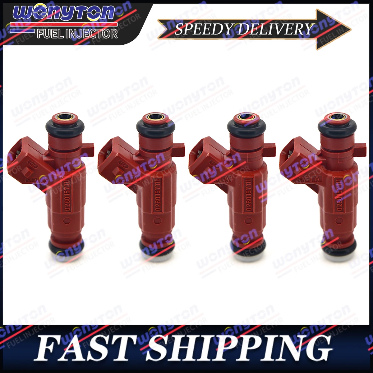 

4x Fuel Injectors 0280157111 032906031S for Volkswagen Gol Voyage 1.0L 8V 07-14