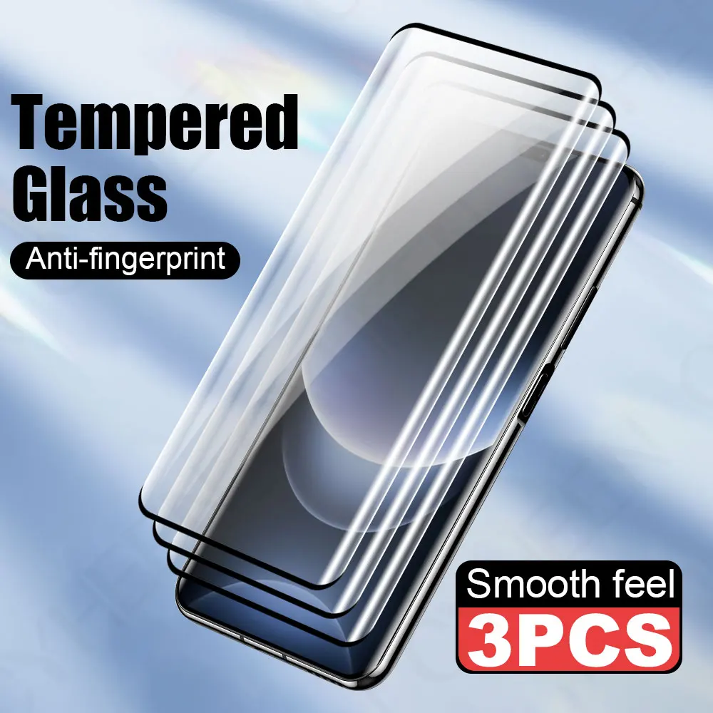 

3Pcs Glass Smartphone Screen Protector for Honor 300 Ultra Tempered Glass 200 Power Full Cover Magic 7 6 Protective Film X60 Pro