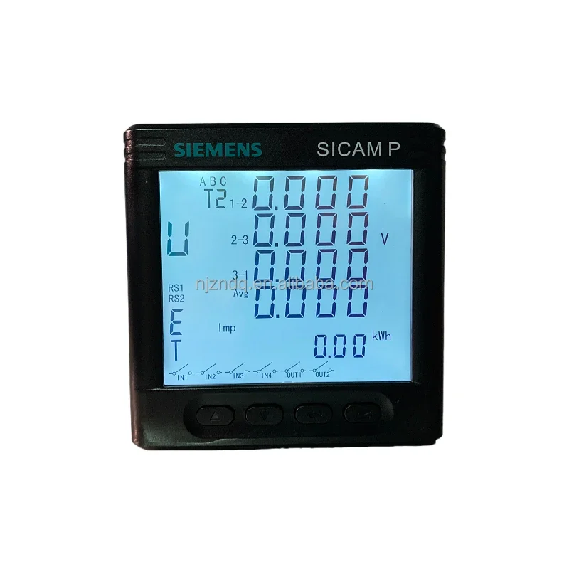 Siemens SICAM P35 Solar Smart Energy Meter Driefasige paneelmeter met RS485 Modbus voor omvormer, 96*96 digitale meter