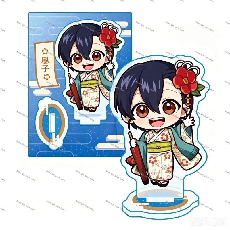 15cm Anime Acrylic Stand Model Undead Unluck Bookshelf Decoration Products High Definition Images As A Gift For Fans Keychain