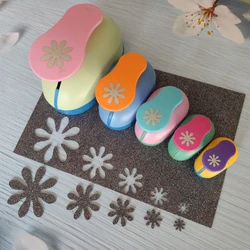 1pc Daisy Shaped Craft Hole Punch Scrapbooking School DIY Flower Paper Cutter EVA Foam Petal Greeting Card Festival Punching