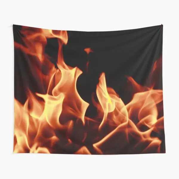 Fire Flames Effect  Tapestry Bedroom Room Printed Mat Beautiful Decor Hanging Home Blanket Bedspread Living Towel Travel Wall