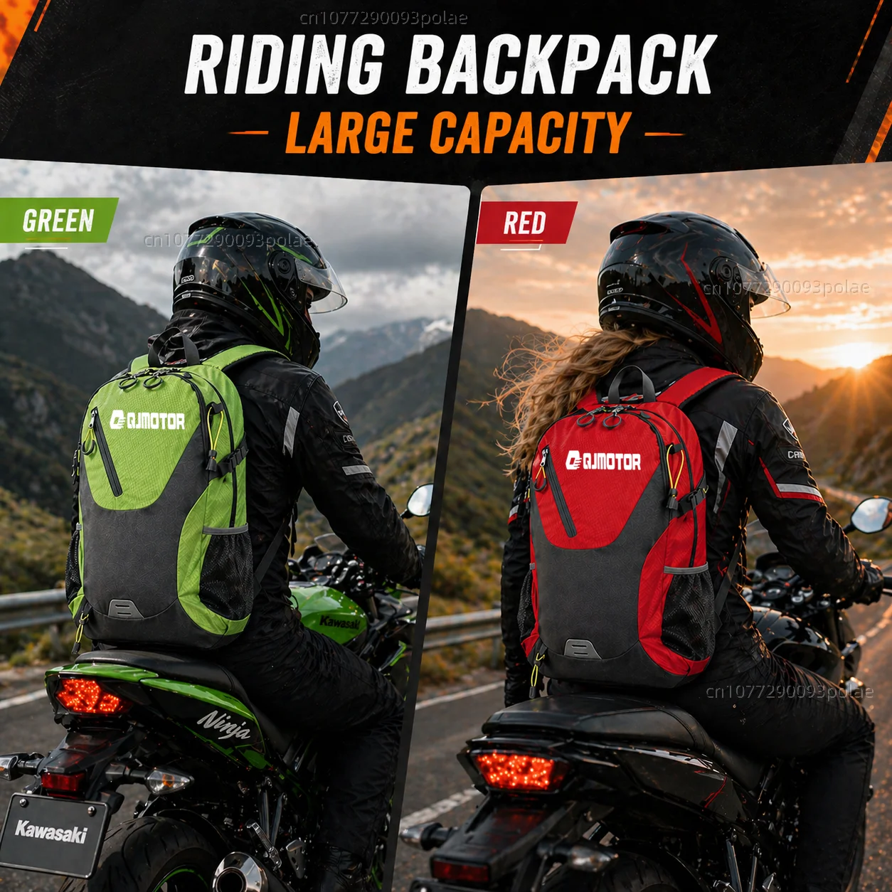 For QJMOTOR SRT SRV SRK 300 350 400 500 700 800 RR S SX SVT 800X 800SX Racing travel Men waterproof Backpack Bag Motorcycle Gift 3