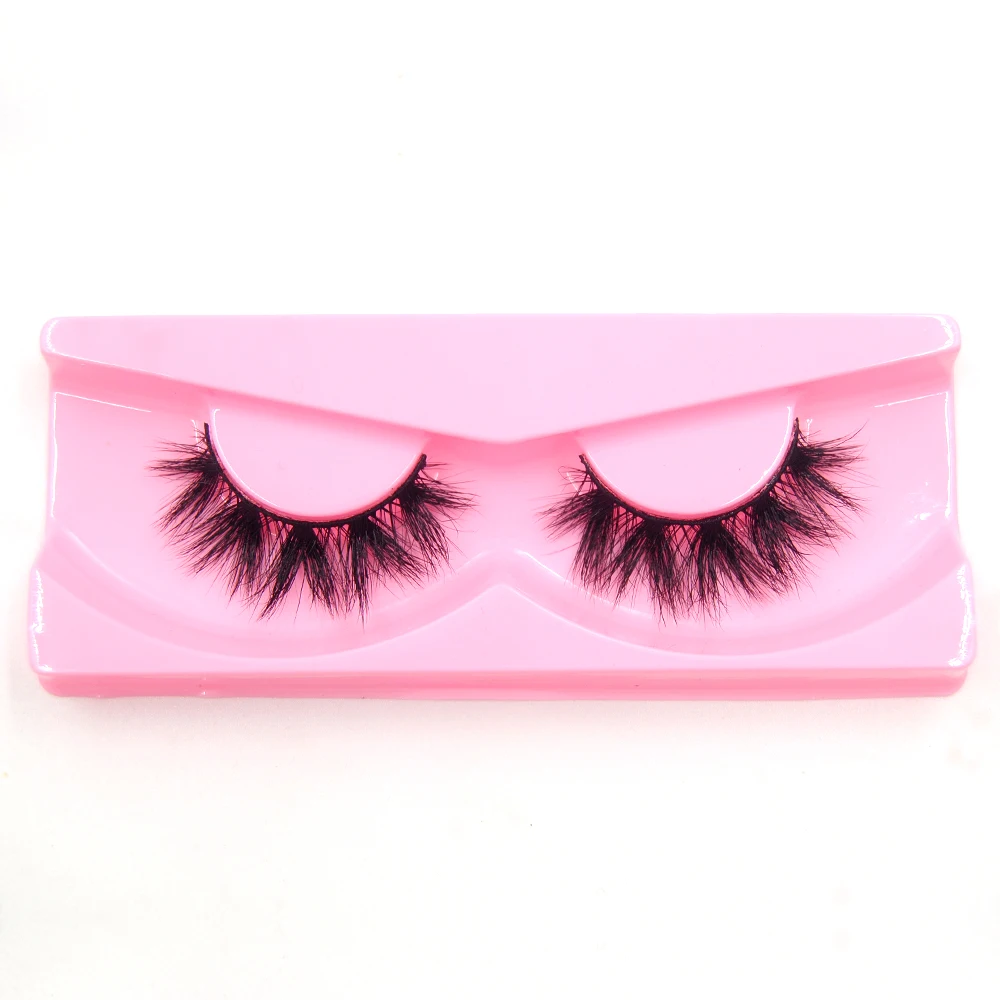 Hot Selling 3D Short Lashes Fake Mink 8-1mm Fluffy Eyelashes 100% Natural Soft False Eyelashes Makeup Beauty Tools