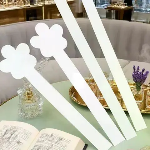 100/500 pièces bandelettes de test parfum jetable blanc odeur papier bandes de papier Test papier aromathérapie parfum huiles essentielles