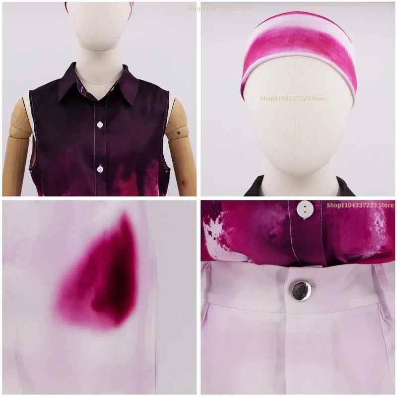 

asdh8@2025 Movie Clothes Girls Companion Iris Cosplay Costume Shorts Film Women Uniforms Halloween Party Scary Outfit Shirts Dis