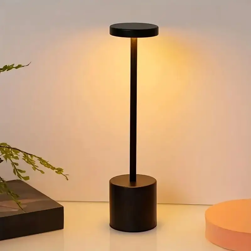 1 USB Charging LED Touch Three Color Dimmable Desk Lamp Suitable for Living Room Bedroom Dormitory Reading Light