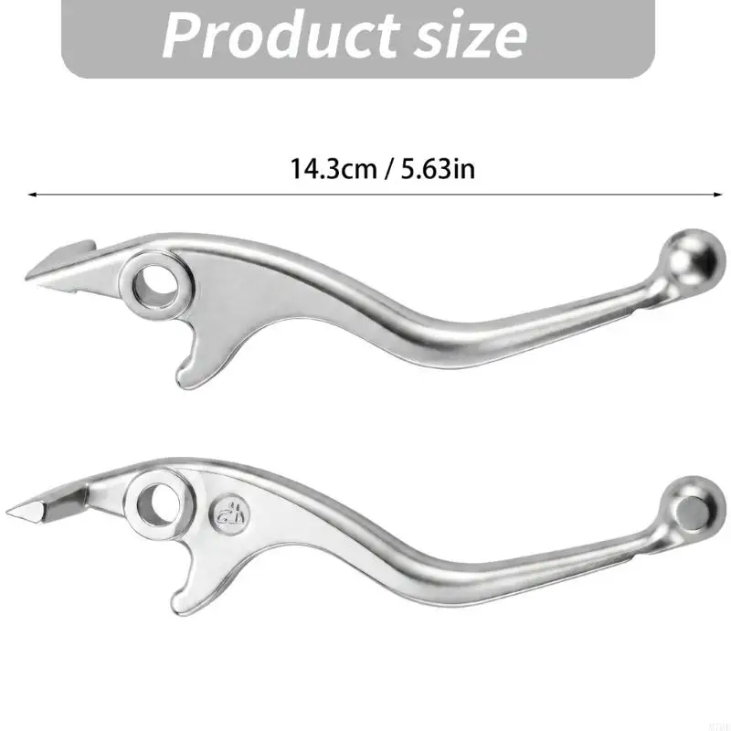 M76E Motorrad-Handbremshebel aus Druckguss für In 10 Tuttio Soleil01, 1 linker und 1 rechter Hebel mit gebogenen Griffen – Detail 6