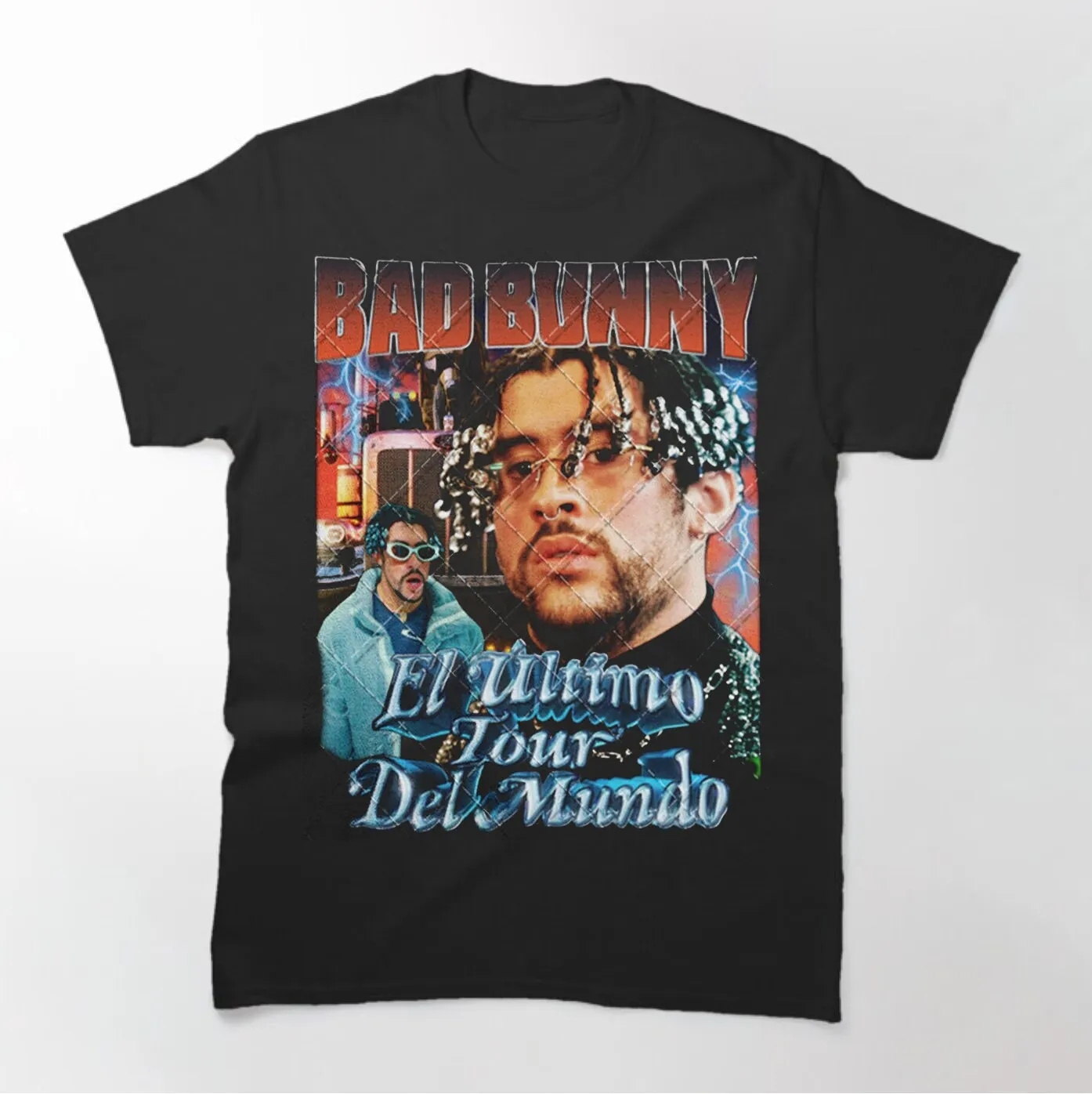 BAD BUNNY Vintage 90's Rap T-shirt