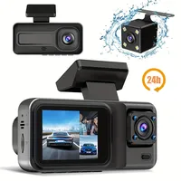 WIFI 3 Channel Dash Cam for Cars Camera Black Box 1080P Video Recorder Rear View Camera for Vehicle Car DVR car accessories