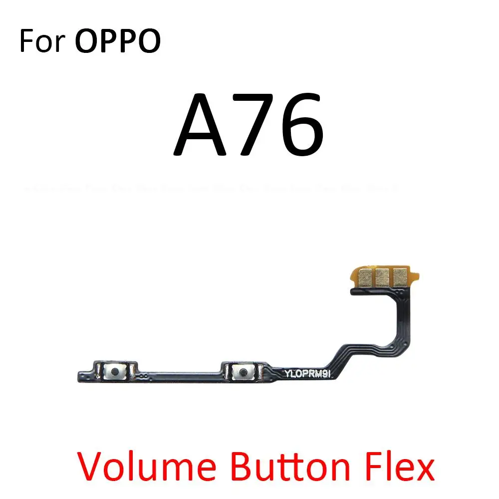 Power ON OFF Mute Switch Control Key Volume Button Flex Cable For OPPO A75 A76 A77 A77s A78 A79 4G 5G 2022 Replacement Parts