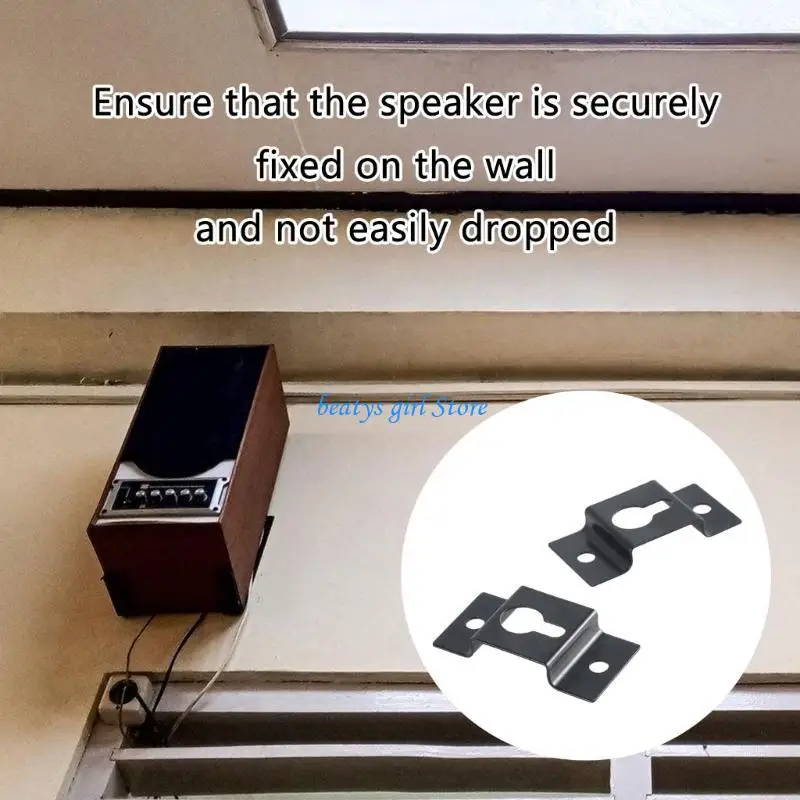 

C7AB Space Efficient Wall Mount Hook For Surround Sound Systems Easy Installation