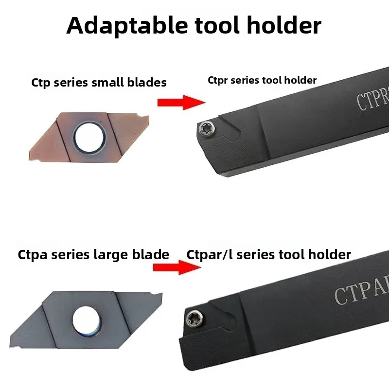 

10PCS Original Carbide Inserts CTP CTPA 05FRN 07FR 07FRN 10FR 10FRN 12FR 12FRN 15FRN 15FR 20FR 20FRN