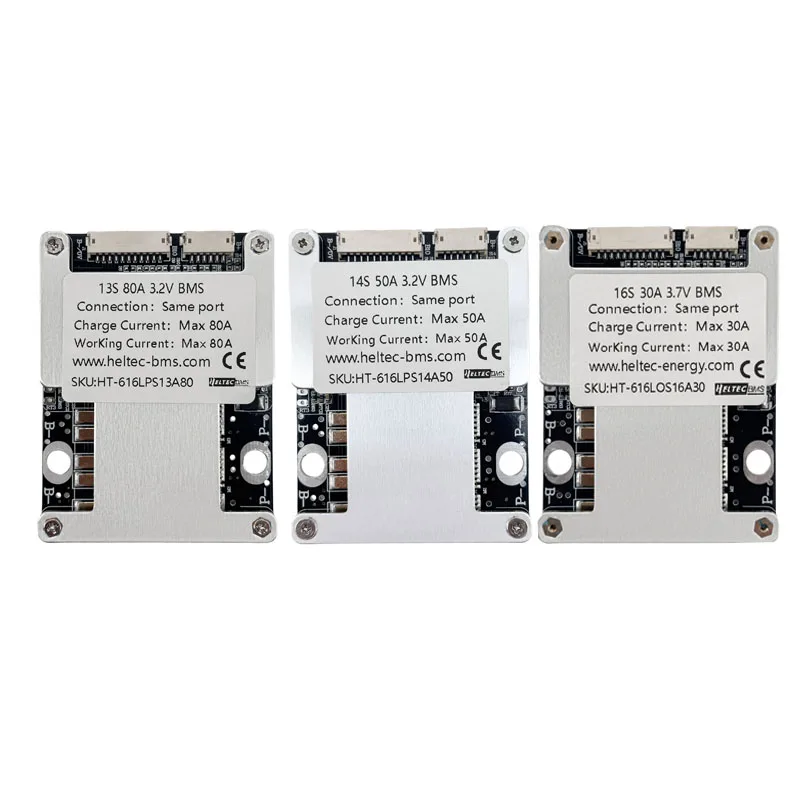 HeltecBMS 14S bms 16s 48v lifepo4 bateria 30A 50A 80A Lipo bateria litowa / Lifepo4 bms 48v 13S 60V system zarządzania baterią