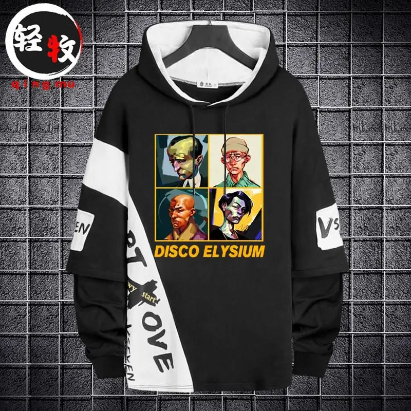 

Свободная повседневная толстовка-худи Joyful Disco с длинными рукавами, 100% хлопок, для студентов, весна-осень-зима