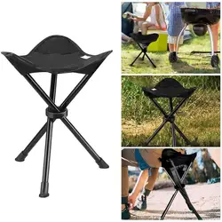 Portable Tripod Stool Folding Chair with Carrying Case For Outdoor Camping Walking Hunting Hiking Fishing Travel 200 I b s