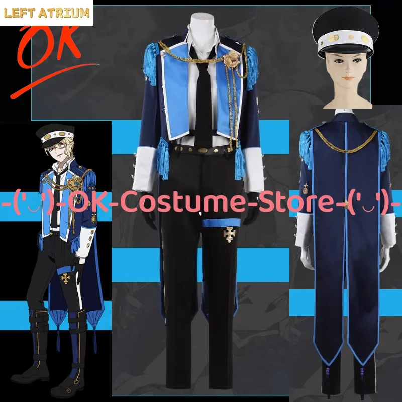 

[Customized Size] Visual Prison Guiltia Brion Cosplay Costume Hat OZ V-Kei Rock Outfit Halloween Carnival Party Uniform Suit