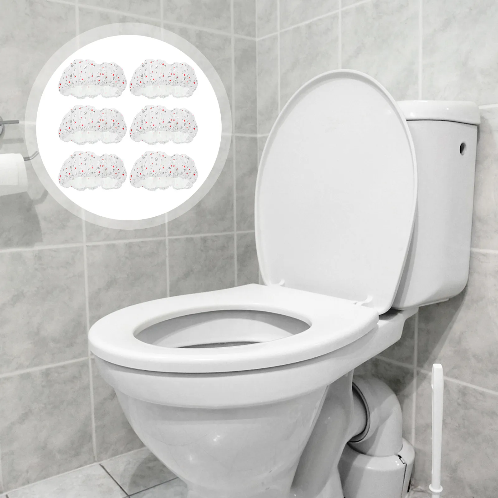 

12Pcs Disposable Toilet Seat Covers Waterproof Compact Travel Toilet Pads Ideal for Business Trips Tourist Attractions and Home