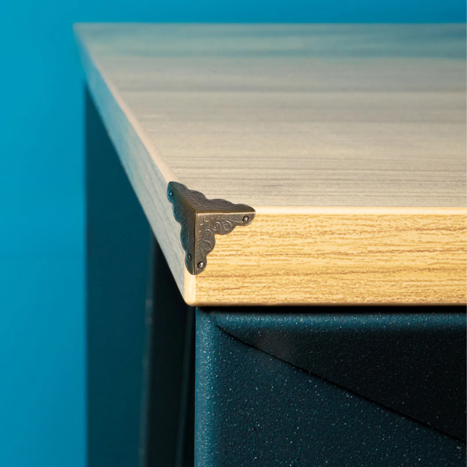 30 قطعة حشوات للزوايا المطبوعة تقليم معدني عتيق للأثاث حافة حماية الجدول خزانة درج غطاء غبار قوس الأجهزة #1