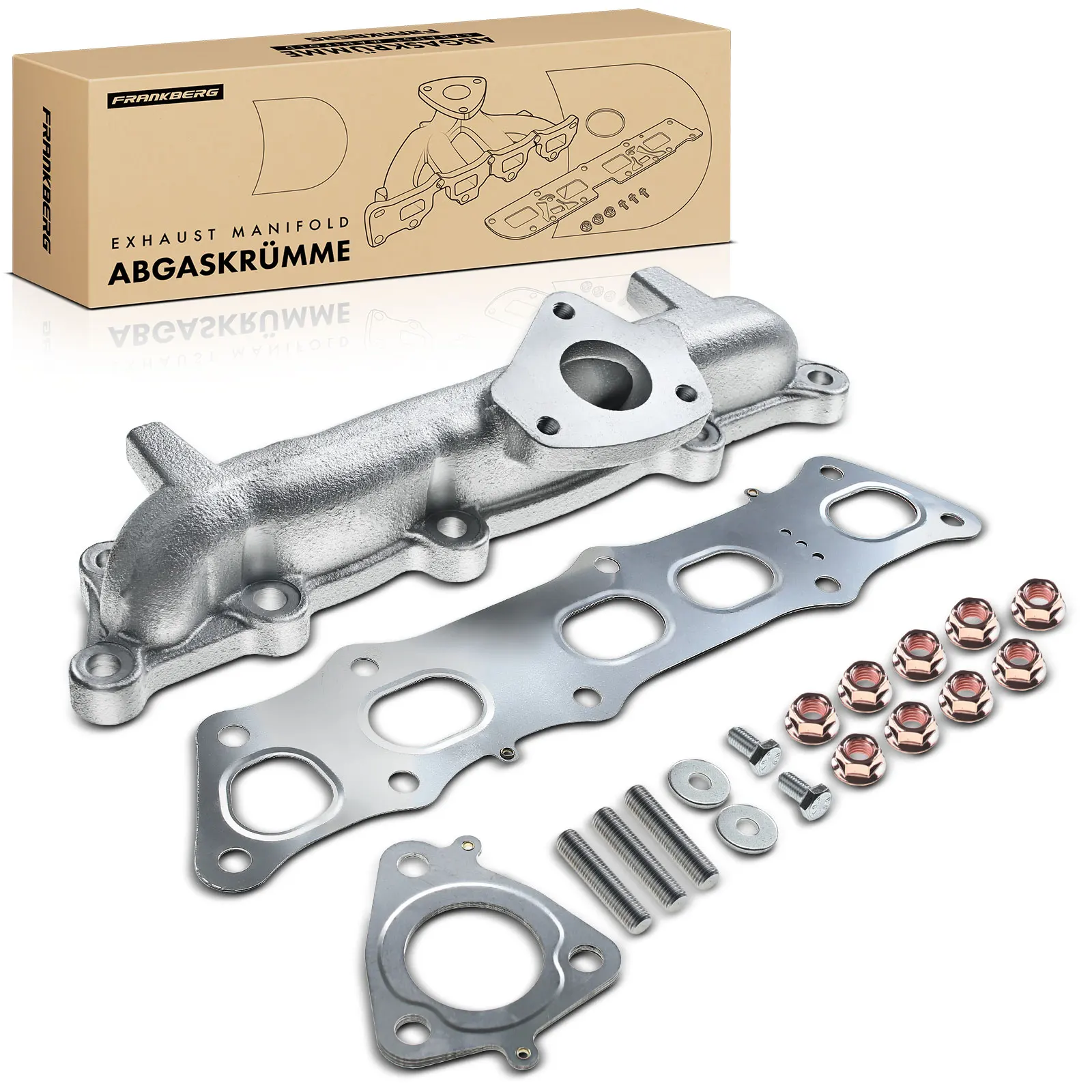 Frankberg 1x uitlaatspruitstuk uitlaatspruitstuk voor Honda Accord VII Civic VIII CR-V III FR-V 2.2L 04180 RBD305