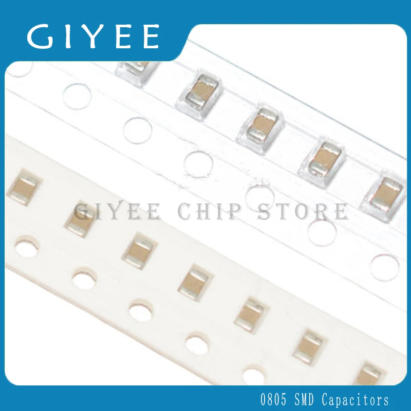 50 قطعة/الوحدة 0805 2012 50V 5% COG NPO 1PF-100PF 120PF-820PF 1NF-10NF SMD المكثفات
