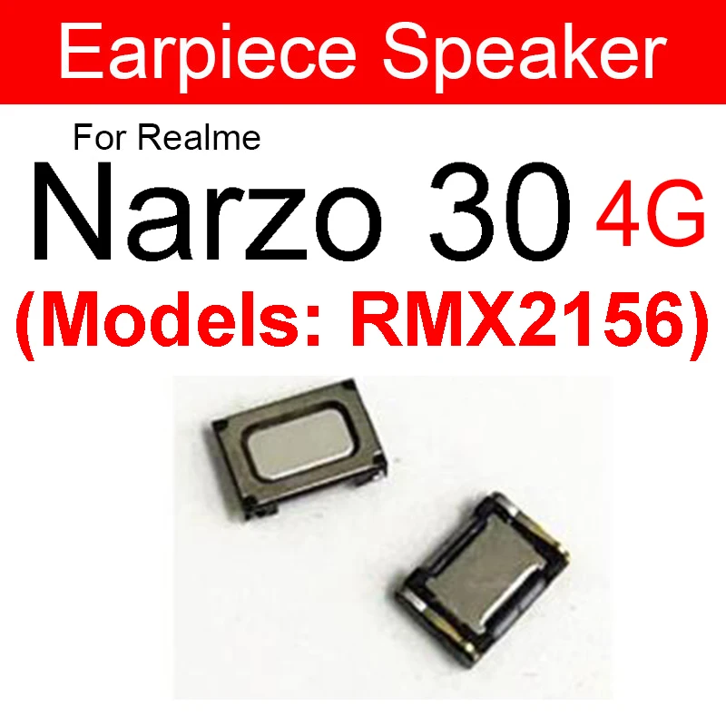 Earpiece Speaker For Realme Narzo 10 20 30 50 Pro 10A 20S 50A 50i Prime 4G 5G Earphone Speaker Sound Flex Cable Parts