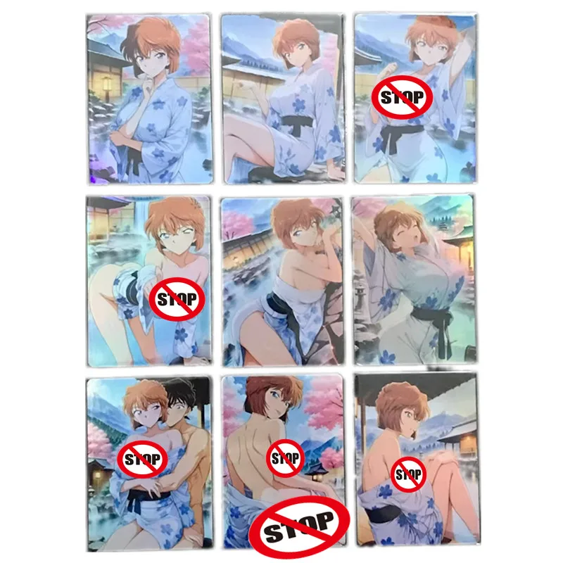 

9 шт./компл. аниме сексуальная карта детектива Конан Анита Хайли для взрослых 18+ телесные фотографии боевые игры игрушки и подарочные коллекционные карты