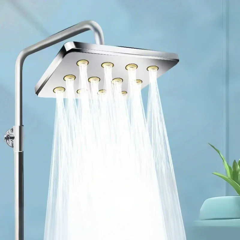 

Универсальная большая насадка для душа, 10-дюймовая антиблокирующая насадка для душа под давлением, ванная комната, отель, небольшой душ на талии