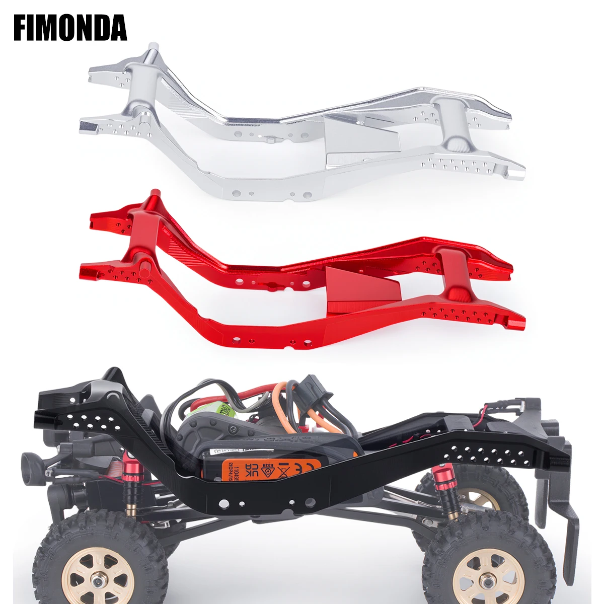 

Легкий алюминиевый шасси-рама для радиоуправляемых краулеров 1/30 AXIAL SCX30 4X4 Ford Bronco Jeep Wrangler JLU, запчасти для тюнинга