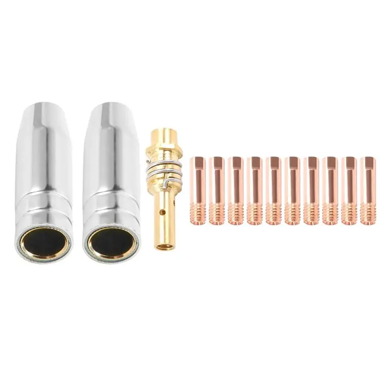

A76K 13Pcs 14AK Welding Torch Consumables MIG Torch Gas Nozzle Tip Holder Of 15AK MIG Welding Torch