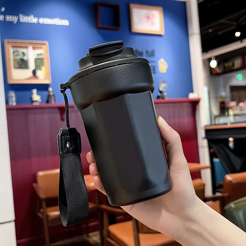 

Octagon 316 Stainless Steel Thermal Mug, Leakproof Tumbler with Push-Open Lid Travel Coffee Cup hot water bottles Thermos coffee