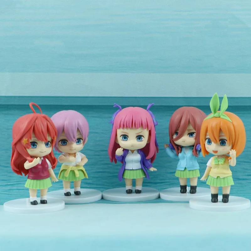 1pc random color PVC Action Figures The Quintessential Quintuplets Anime Nakano Ichika Nino Miku Yotsuba