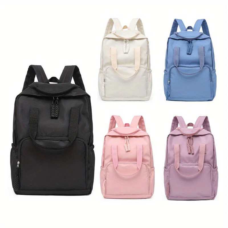 1 pc Women Bag Casual Daypacks Durable Nylon Large Capacity Women Fashion Casual Backpacks With Adjustable Strap For School