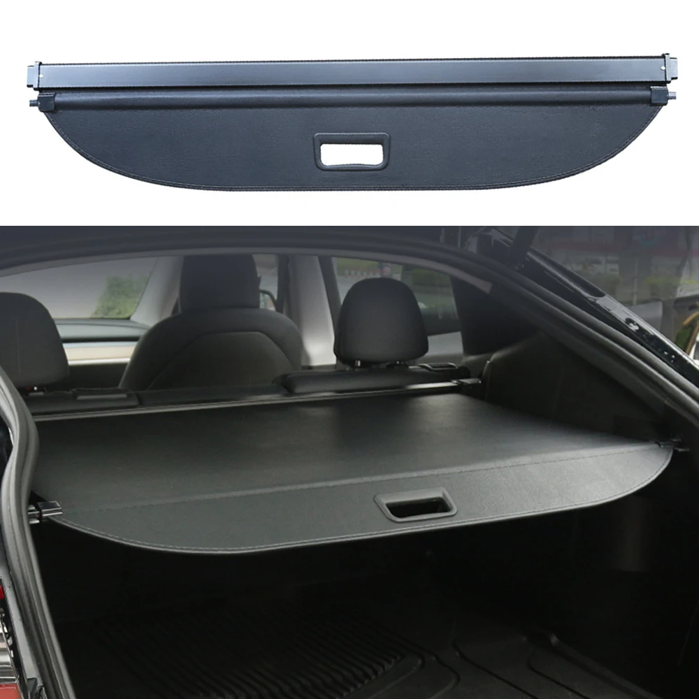 

Car Rear Trunk Rack Storage Cargo Cover Retractable Privacy Protection Luggage Carrier Curtain for Tesla Model Y Accessories