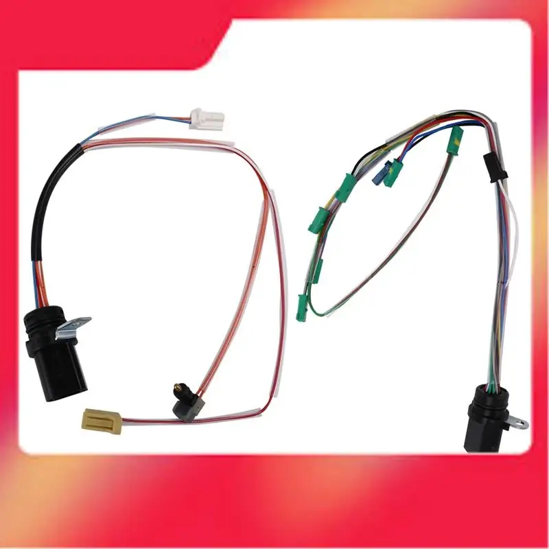 

2PCS 09D927363G 09D927363F 09D 6Pins 14Pins 6 Speed Transmission Gearbox Internal Harness For Q7 VW Touareg-M54K
