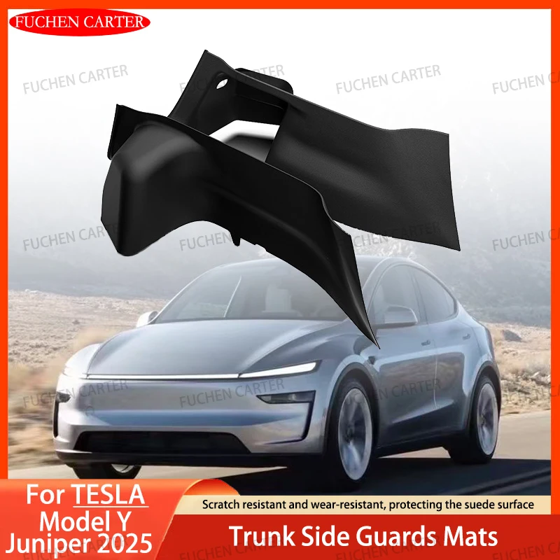 

For Tesla ModelY Juniper2025+Trunk Side Anti-Kick Pad Cargo Liner Full Coverage Protection Kit Car TPE Anti-dirty Pad Accessorie