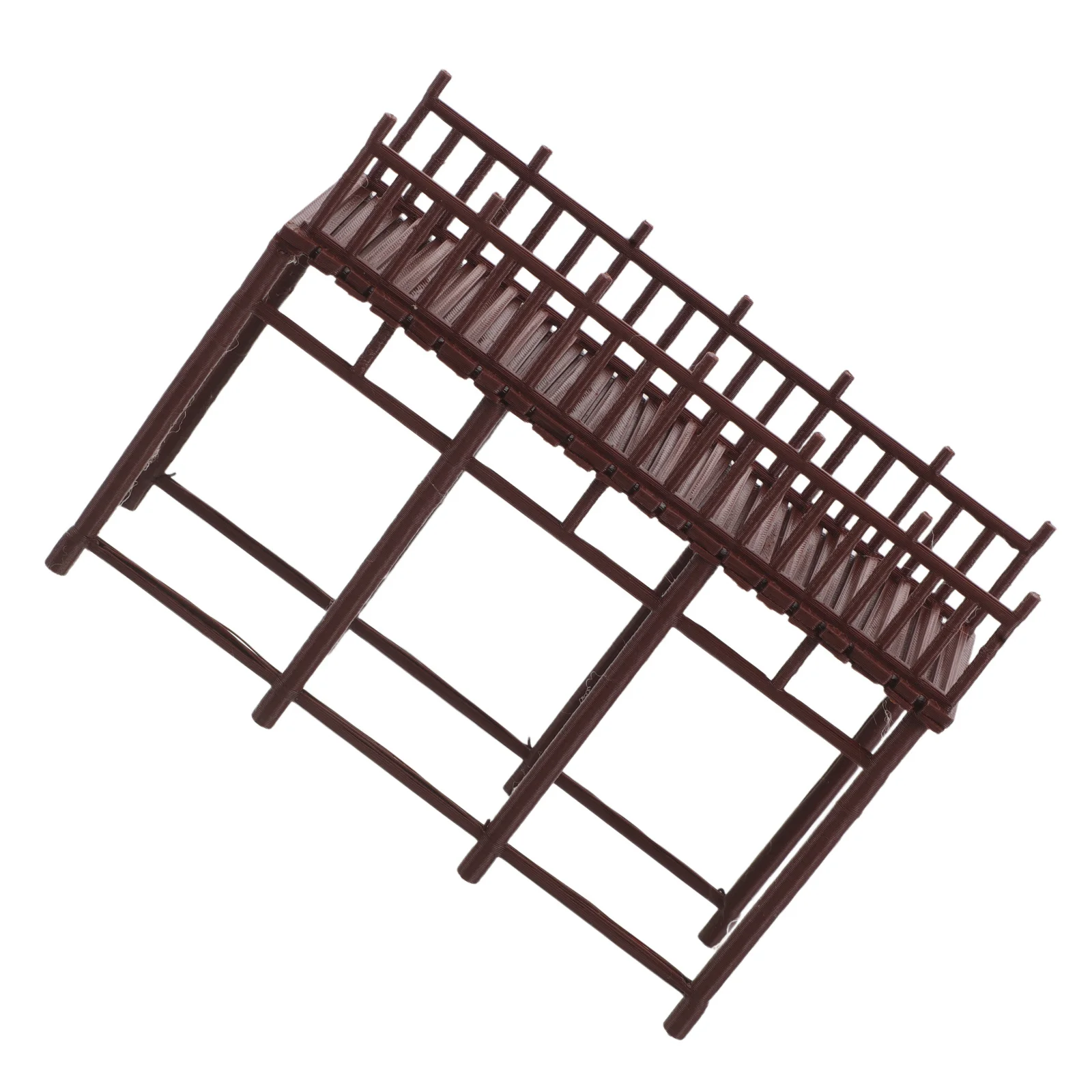 

Miniature Bridge for Garden Pathway - Ancient Arch Chinese Style Small Plastic Decorative Bridge for Bonsai Sand Tray