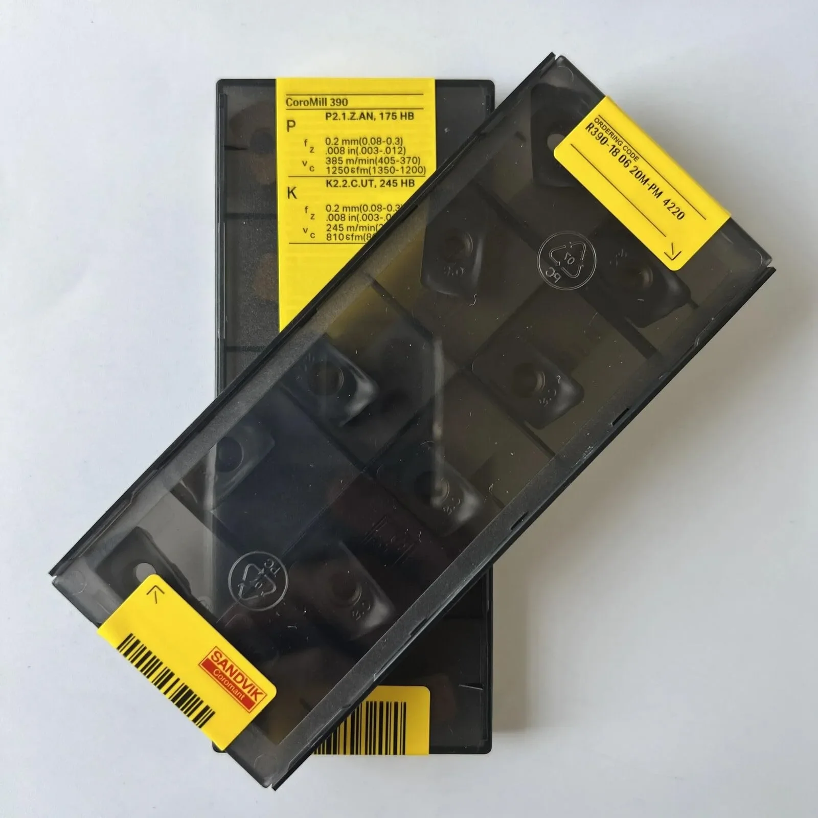 

Original SANDVIK / R390-180620M-PM 4220 / Hard alloy CNC Blade 10 Pcs