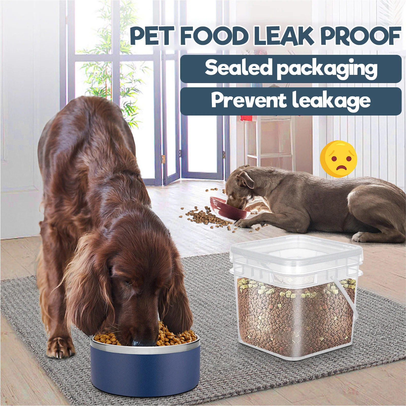 5L Paint Bucket Transparent Plastic Square Container Leakproof Storage for Coatings Sealants Pigments Paint Holder