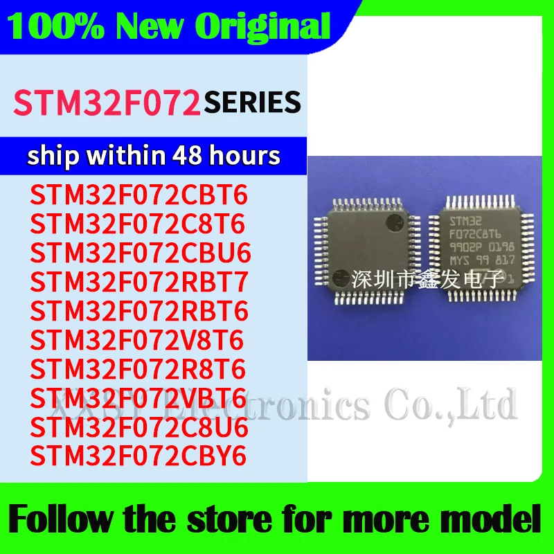 stm32f072cbt6-stm32f072c8t6-stm32f072cbu6-stm32f072rbt7-stm32f072rbt6-stm32f072v8t6-stm32f072r8t6-stm32f072c8u6-stm32f072vbt6