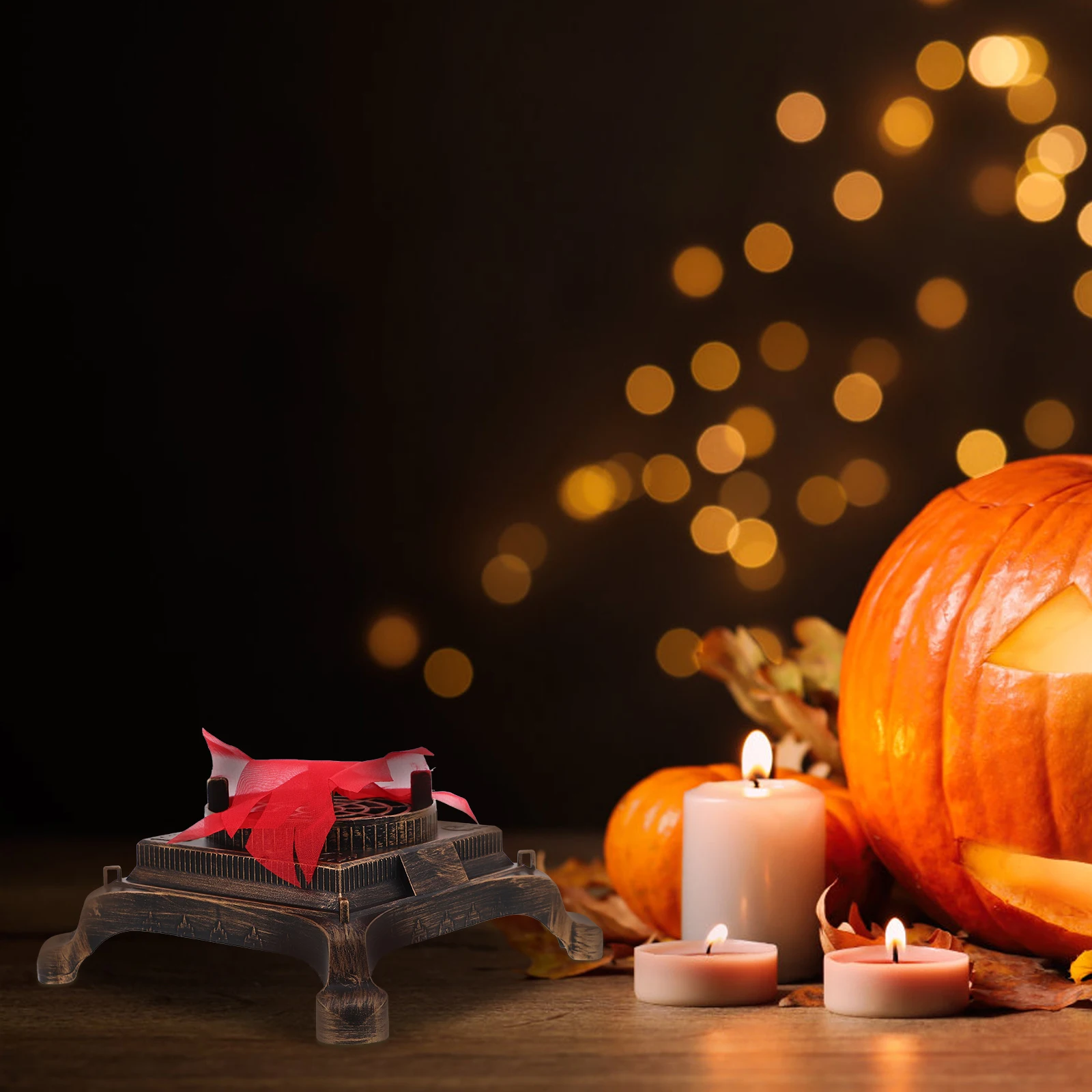 

Electric Campfire USB Flame Lamp Fake Christmas Halloween Faux Fireplace Logs Indoor Outdoor Decor