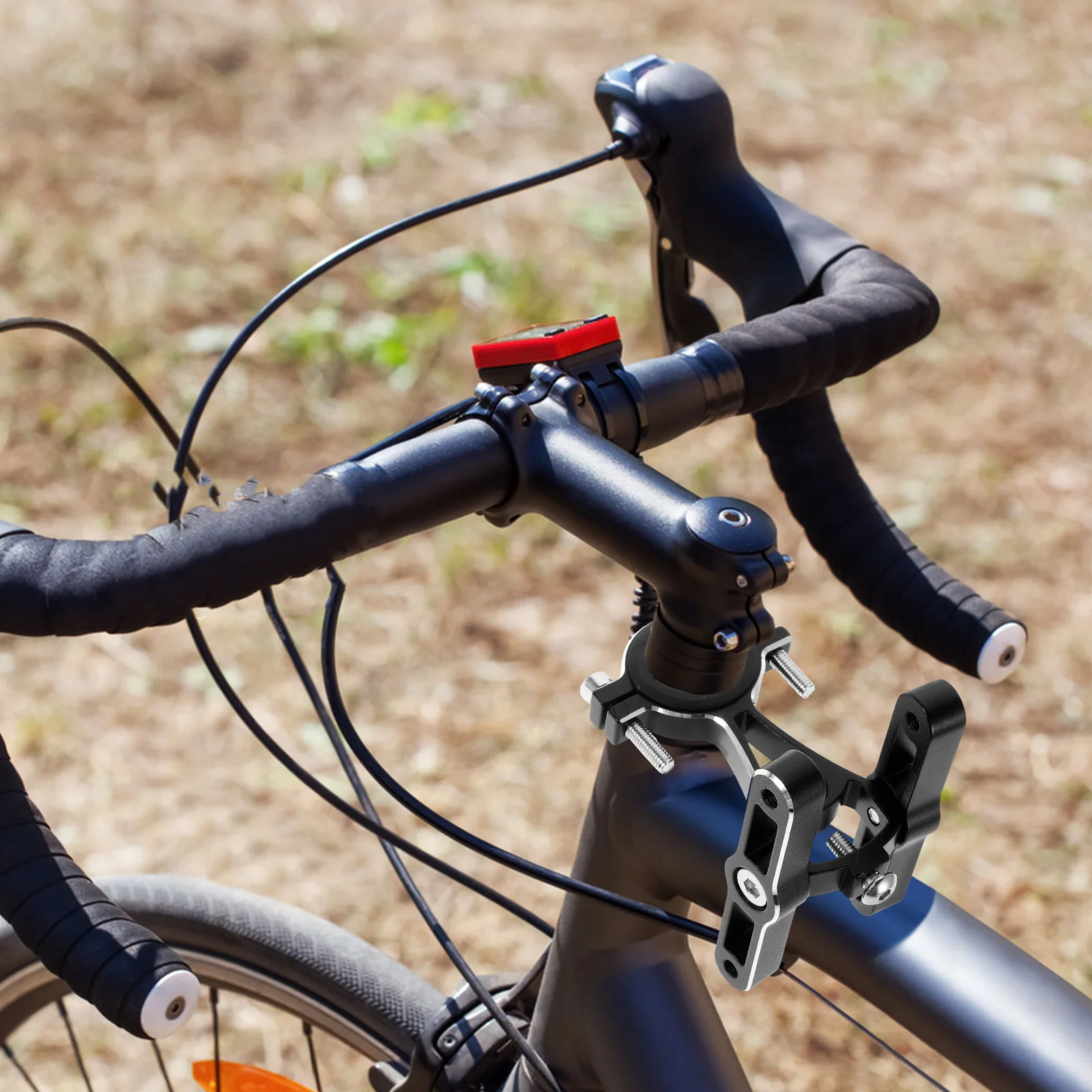 

Aluminum Bike Bottle Holder for Bicycle Easy to Install on Mountain Road Bike Frame Waterproof Lightweight Strong Load Bearing