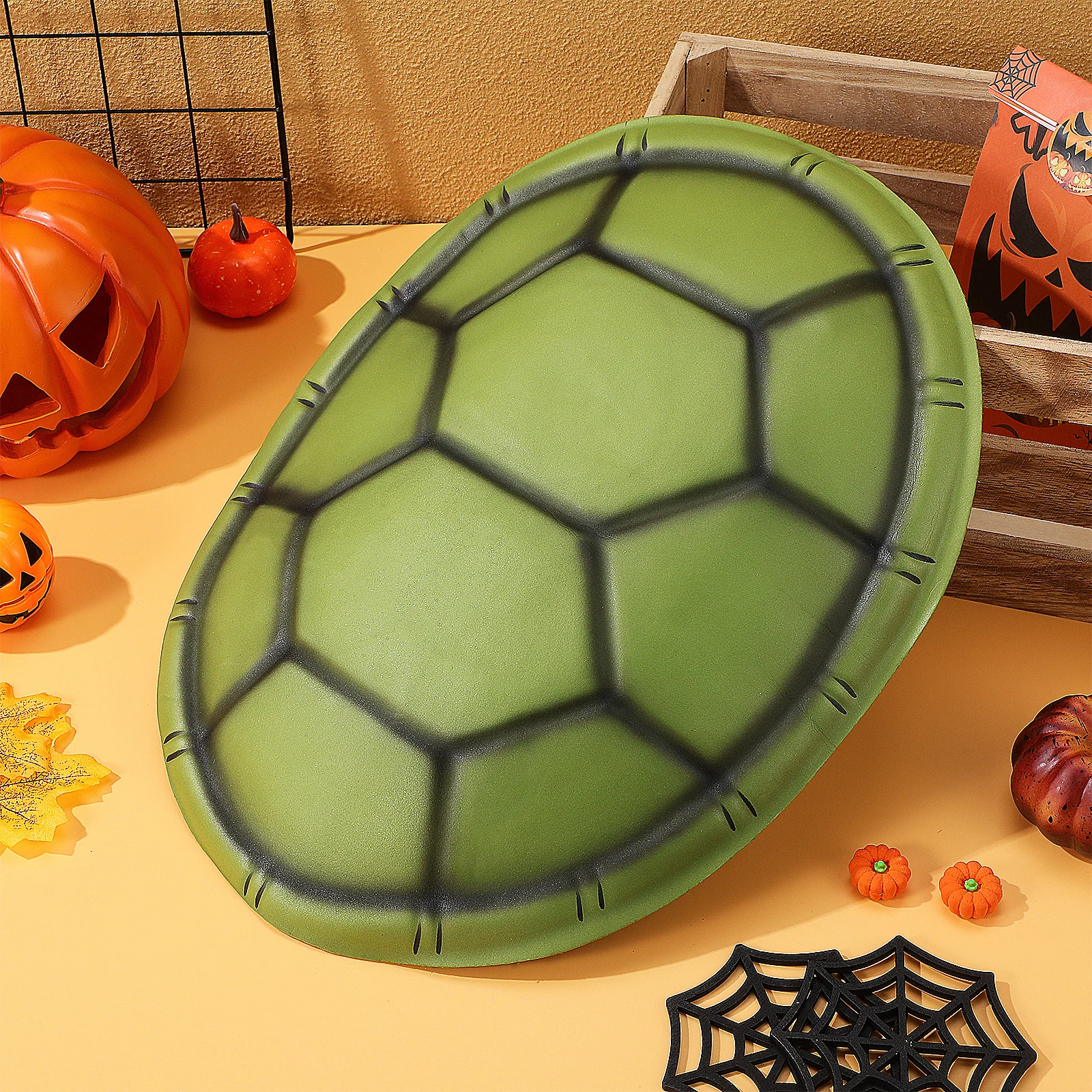 Schildkrötenpanzer-Requisite, EVA-Material, Cosplay-Kostüm-Zubehör, Größe für Kinder und Erwachsene, verstellbarer elastischer Gürtel, stark, bequem, sicherer Spaß