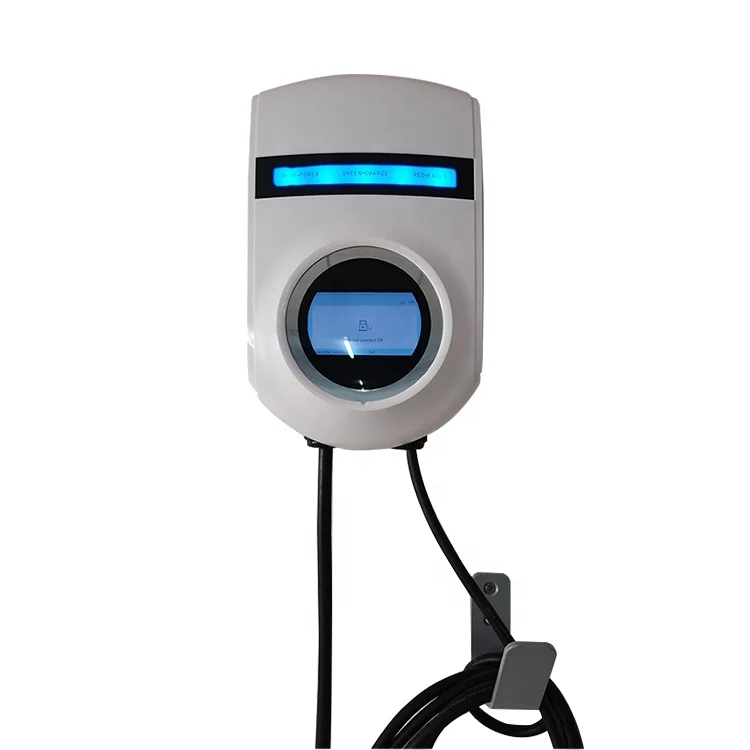 Type 1 7M Plug SAE J1772 7.6KW IP55 EV Charger Level 2 32A Electric Car EV Fast Charging Station Leakage Protection